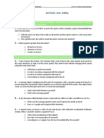 Motion and Speed FISICA 2