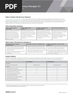 VMware VCenter Site Recovery Manager Cheat Sheet en