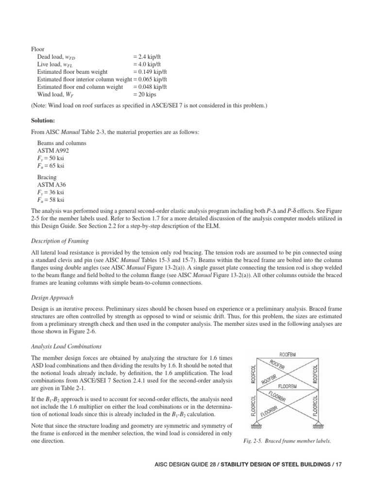Stability Design of Steel Buildings | PDF | Beam (Structure) | Column