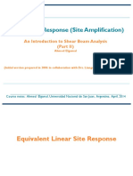 Seismic Site Response