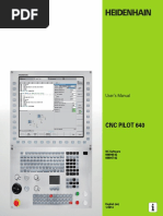 CNC Pilot 640: User's Manual