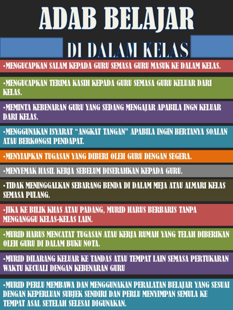 Adab Belajar Pdf