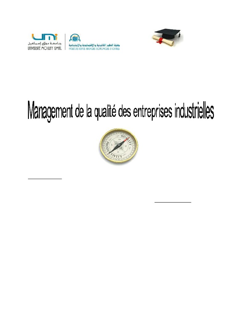 Management de la qualité en entreprise | PDF | Management de la qualité ...