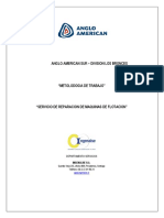 Metodologia de Trabajo (Servicios Reparacion de Maquienas de Flotación) PDF