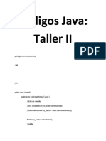 Códigos Java Taller 2