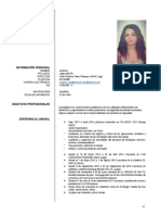 Curriculum Vitae Azahara