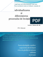 Diferenţierea-Adaptarea Activităţii de Predare-Învăţare-Evaluare, Sub Raportul Conţinutului, Al Formelor