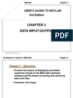 Data Input/Output: An Engineer'S Guide To Matlab 3rd Edition