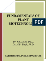 Dr. B.S. Singh Et Al Fundamentals of Plant Biotechnology