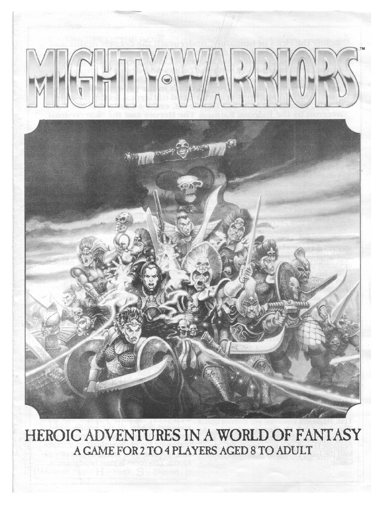 Mighty Warriors Rules | PDF | Campaign Settings | Role Playing Games