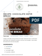 Chocolate Kefir Bread Recipe - Cultures for Health