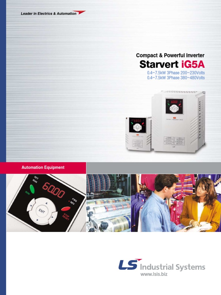 iG5A Inverter User Manual Overview | PDF | Power Supply | Power Inverter