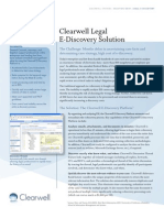 Clearwell Legal E-Discovery Solution