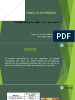 Análisis Granulométrico de Un Mineral PDF