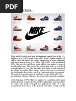 Introduction of Nike