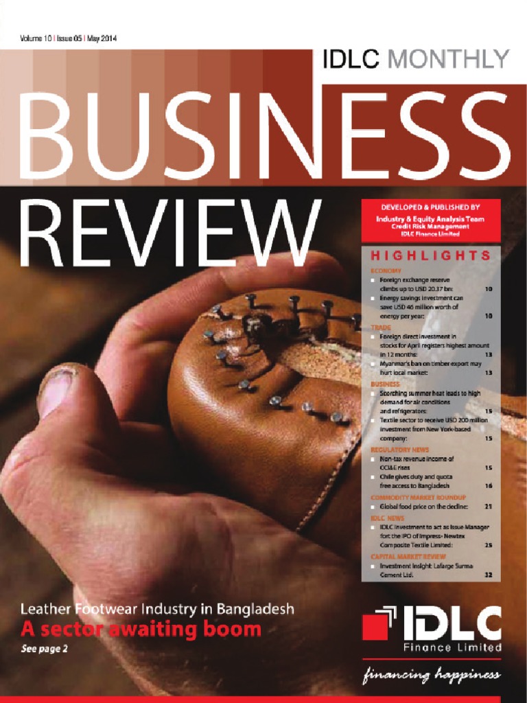 Monthly Business Review Value Added Tax Shoe