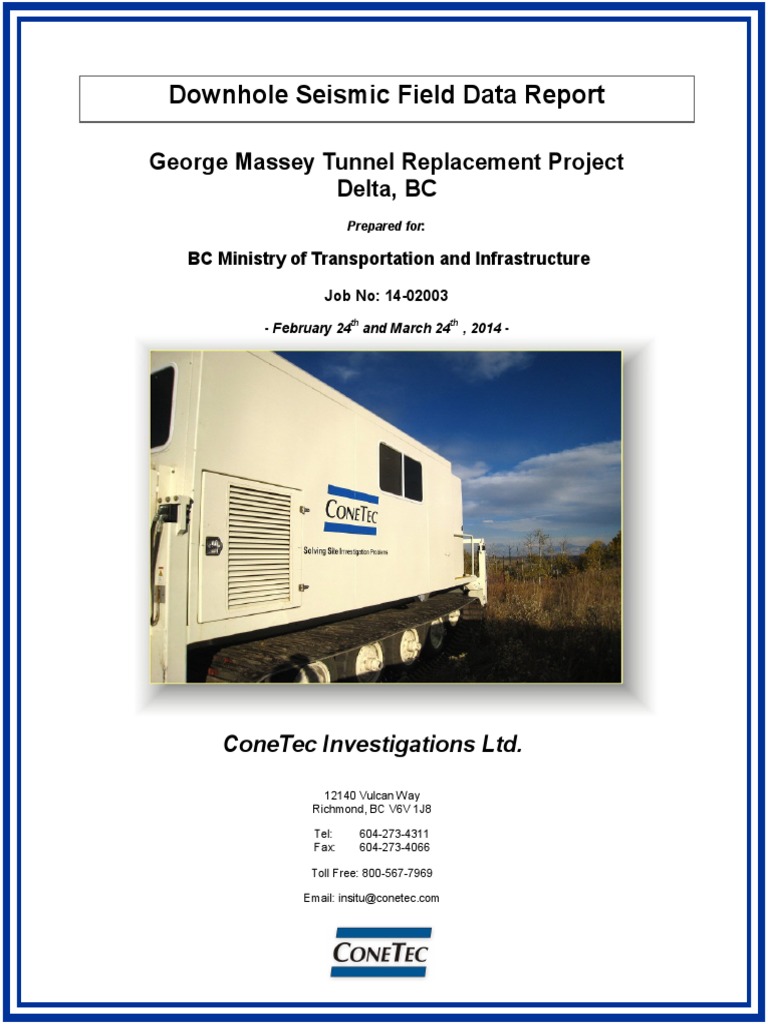 Downhole Seismic Testing Report | PDF | Seismology | Geophysics