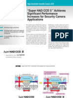 Achieves High Sensitivity Security Camera CCD