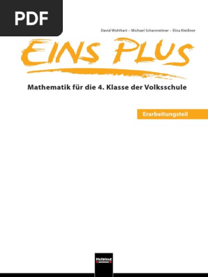 Eins Plus Mathematik Für Die 4 Klasse Der Volksschule