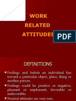 Work Related Attitudes