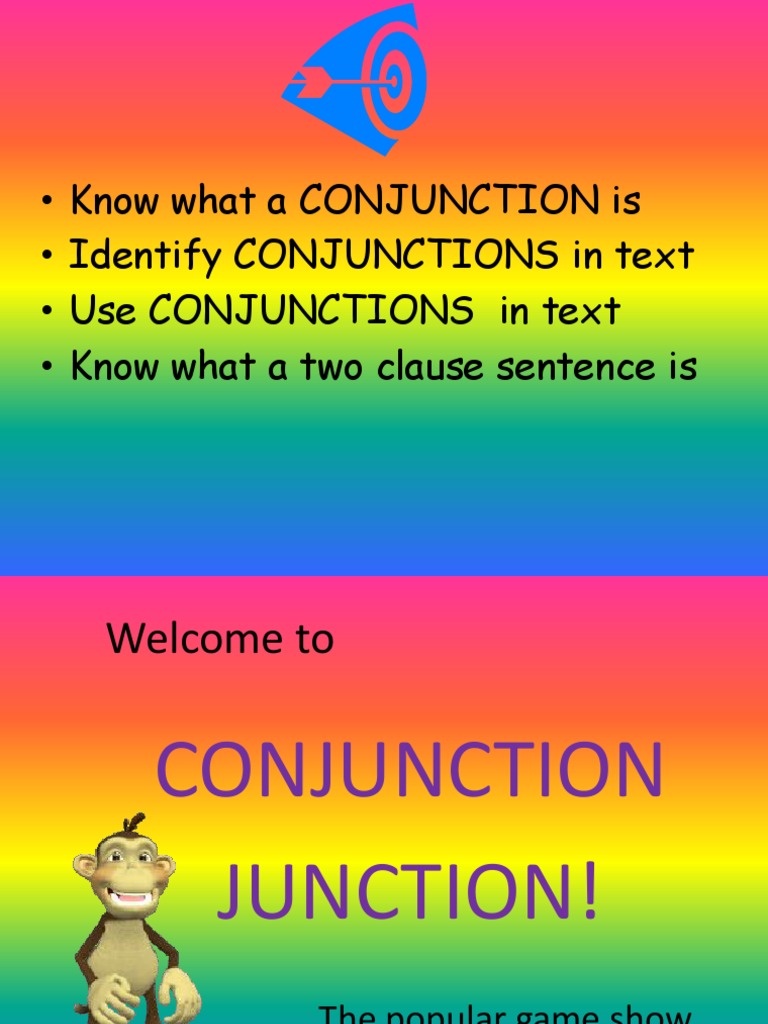 Conjunctions for Young Learners | PDF | Games & Activities | Language ...