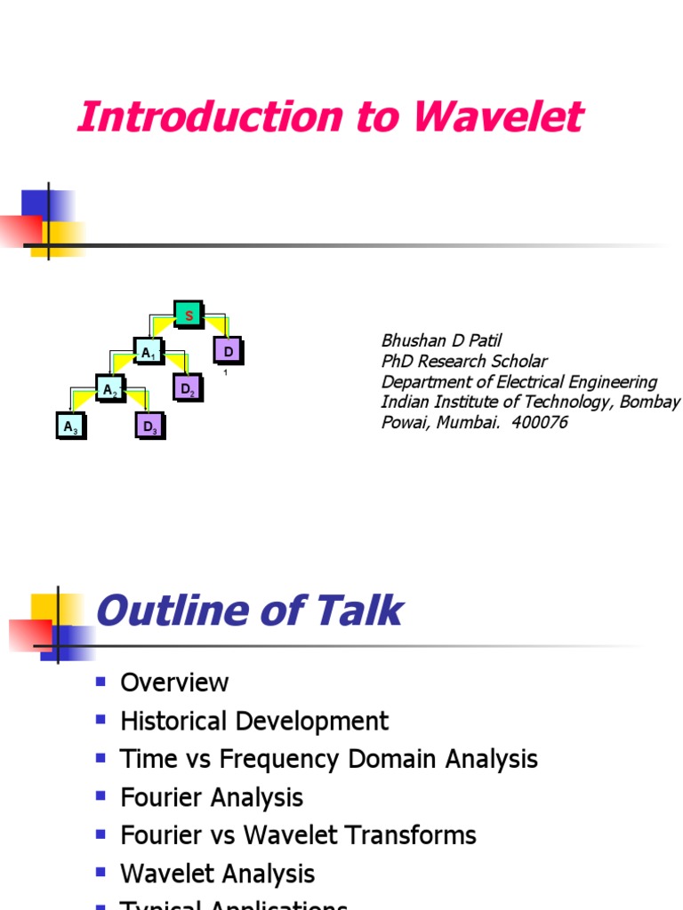 Understanding Wavelet Transforms | PDF | Wavelet | Harmonic Analysis