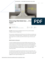 Measuring Fillet Weld Size It's Easy Right - Karsten Madsen - Pulse - LinkedIn