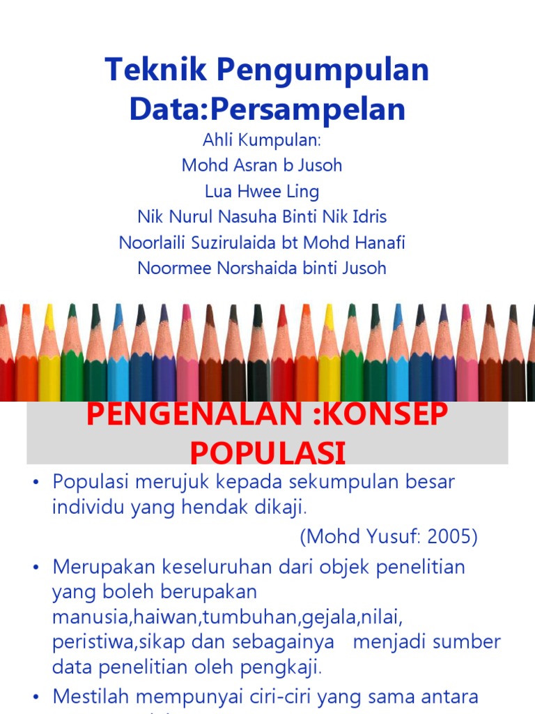 kaedah persampelan