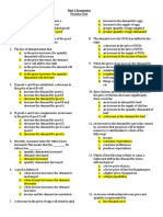 Unit 1 Economics Practice Test