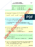 Mathematics VectorAlgebra MCQ