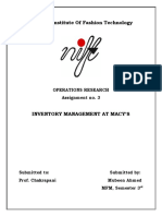 Inventory Management of Macy's