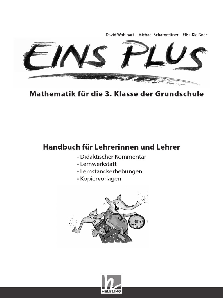 Eins Plus Mathematik Fur Die 3 Klasse Der Grundschule Handbuch Fur Lehrerinnen Und Lehrer Huong Dan Giao Vien