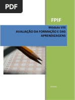M8_Avaliação Da Formação e Das Aprendizagens
