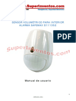 s111352 Sensor Volumétrico para Interior Alarma Safemax