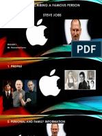 Steve Jobs' Profile