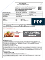 Irctcs E-Ticketing Service Electronic Cancellation Slip (Personal User)