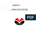 Handout Sosiolinguistik