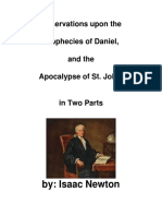 By: Isaac Newton: Observations Upon The Prophecies of Daniel, and The Apocalypse of St. John