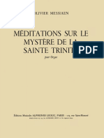 Méditations Sur Le Mystère de La Sainte Trinité PDF