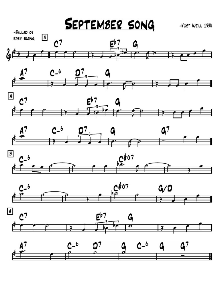 September Song PDF | PDF