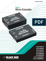 CAT KVM Micro Extender: ACU3001A ACU3009A ACU3022A ACU1007A Acumrem Acuwrem ACU1006MRA ACU1006MRVA