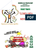 Lumea Mea Minunata P.T