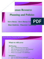 Human Resources Policy and Plan