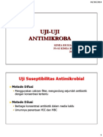 Uji Antimikroba