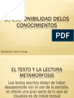 La Disponibilidad Delos Conocimientos