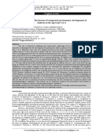 Evaluation of The Effectiveness of Integrated Psychomotor Development of Children in The Age From 2 To 4