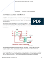 What Is Summation Current Transformer - Definition & Types - Circuit Globe