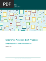 Enterprise Adoption Best Practices Federation FIDO Alliance