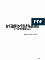 La Problemática Del Estado de Bienestar Como Fenómeno Internacional