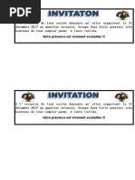 Invitation Soutien Pdf